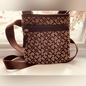 Tommy Hilfiger Brown Crossbody Purse